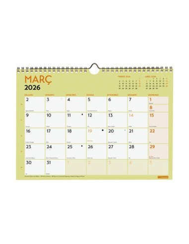 CAL.FIN.CAT. PARET MES GRAFIK A4