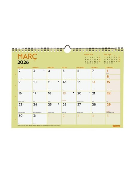 CAL.FIN.CAT. PARET MES GRAFIK A4