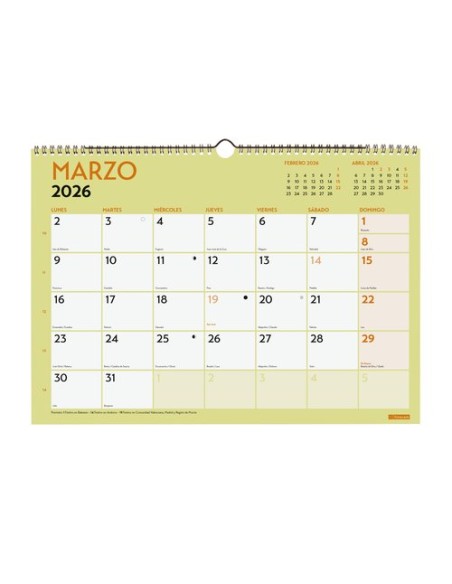 CAL.FIN. PARED MES GRAFIK A3