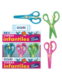 TIJERA ESCOLAR DOHE CON MUELLE EXP.24