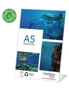 EXPOSITOR SOBR. L A5 VERT. FLEX.CRISTAL