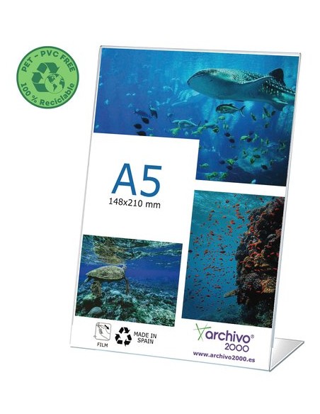 EXPOSITOR SOBR. L A5 VERT. FLEX.CRISTAL