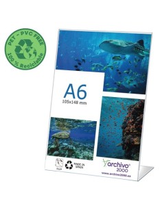 EXPOSITOR SOBR. L A6 VERT. FLEX.CRISTAL