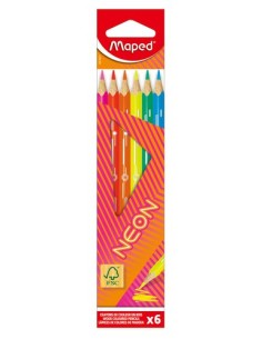 LAPICES COLOR MAPED NEON FSC EST.6