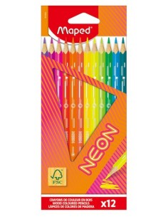 LAPICES COLOR MAPED NEON EST.12