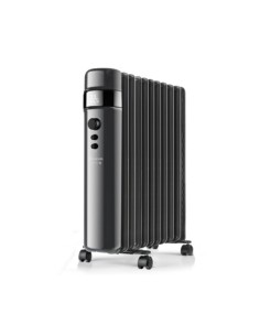 Agadir Öl-Radiator 2500 W NA Interior Negro 250 W Radiador de aceite eléctrico