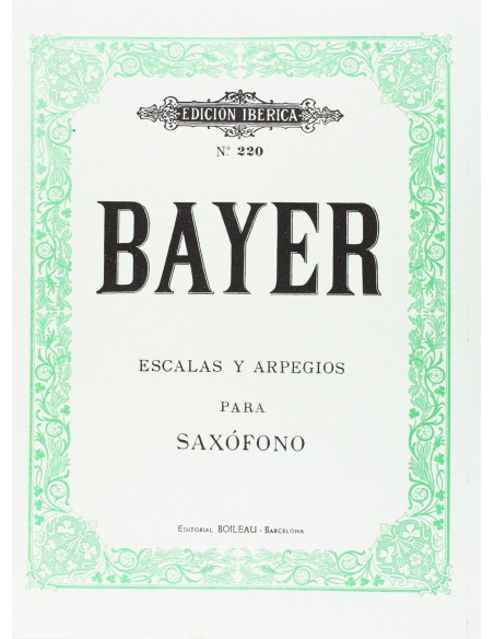 Escalas y arpegios para saxofon