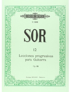 12 Lecciones guitarra Op31