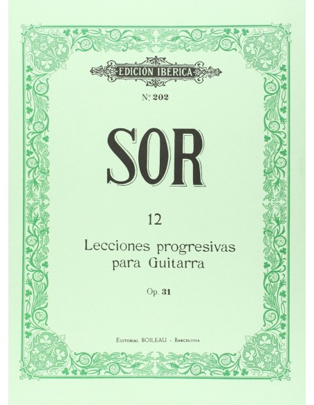 12 Lecciones guitarra Op31