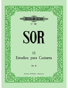 12 Estudios guitarra Op60