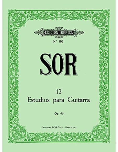 12 Estudios guitarra Op60