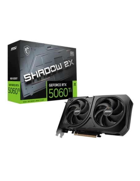 VGA MSI RTX 5060 TI 8G SHADOW 2X OC PLUS,NV,RTX5060TI,8GB,GDDR7,128BIT,1HDMI+3DP