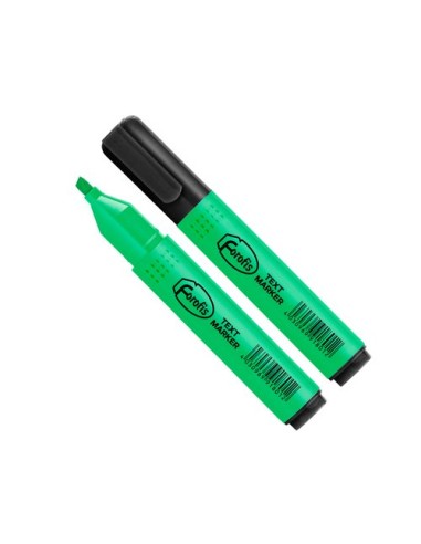 ROTULADOR FLUOR FOROFIS VERDE - Pack de 12 unidades