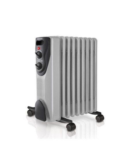 Dakar 1500 Interior Negro, Gris 1500 W Radiador de aceite eléctrico