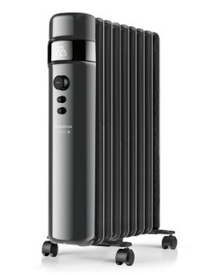 Agadir 2500 Interior Negro 2000 W Radiador de aceite eléctrico