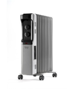 Dakar 2500 Interior Negro, Gris 2500 W Radiador de aceite eléctrico