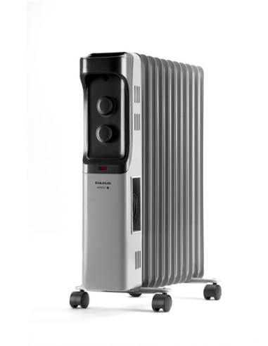 Dakar 2500 Interior Negro, Gris 2500 W Radiador de aceite eléctrico