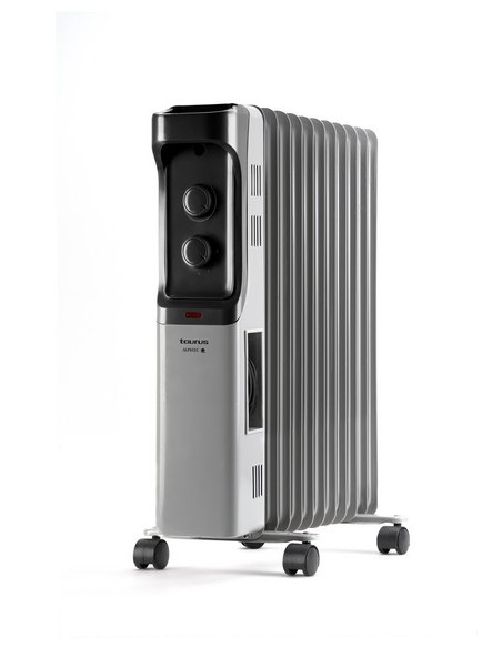 Dakar 2500 Interior Negro, Gris 2500 W Radiador de aceite eléctrico