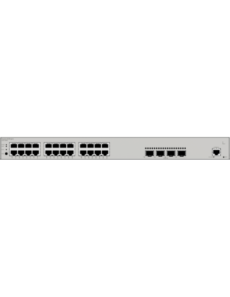 HUAWEI SWITCH  S220-24P4X (24*10/100/1000BASE-T PORTS(400W POE+), 4*10GE SFP+ PORTS, BUILT-IN AC POWER)