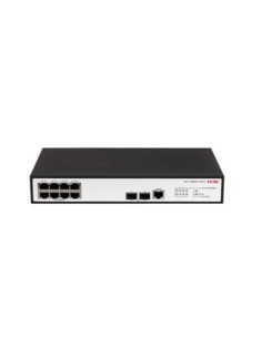 H3C S1850V2-10P-EI L2 Ethernet Switch with 8*10/100/1000BASE-T Ports and 2*1000BASE-X SFP Ports,(AC)