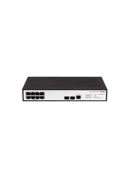 H3C S1850V2-10P-EI L2 Ethernet Switch with 8*10/100/1000BASE-T Ports and 2*1000BASE-X SFP Ports,(AC)