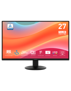 MSI MONITOR PRO MP272L. 27. PLANO IPS. 1920x1080 . 100HZ. NEGRO