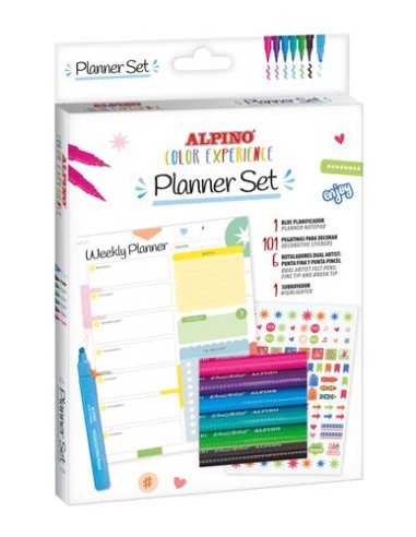 SET PLANNER COLOR EXPERIENCE - Pack de 12 unidades