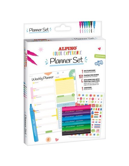 SET PLANNER COLOR EXPERIENCE - Pack de 12 unidades