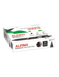 BOLIG.ALPINO DOT UNICOLOR NEGRO C/24 - Pack de 6 unidades