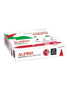 BOLIG.ALPINO DOT UNICOLOR ROJO C/24 - Pack de 6 unidades