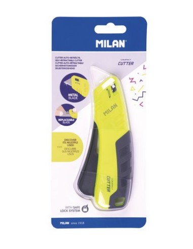 CUTTER MILAN COMPACT ACID AMARILLO - Pack de 3 unidades