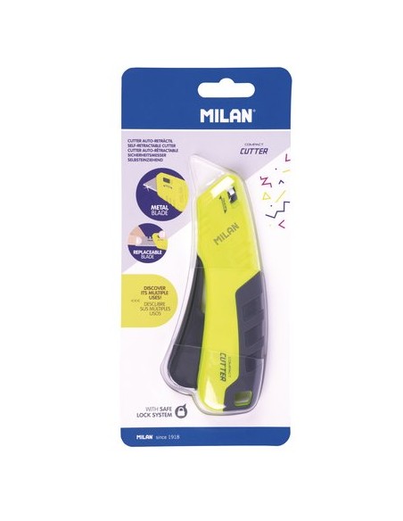 CUTTER MILAN COMPACT ACID AMARILLO - Pack de 3 unidades