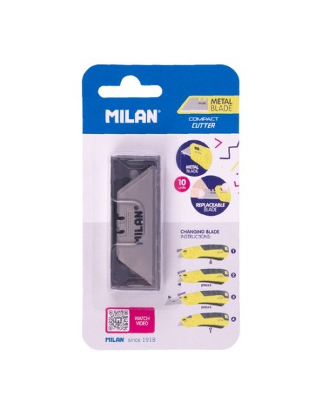RECAMBIO CUTER MILAN COMPACT B/10 - Pack de 10 unidades