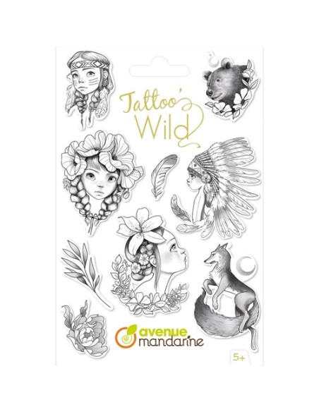 TEMPORARY TATTOOS A.MANDARINE WILD