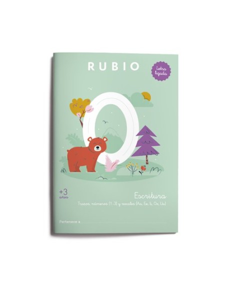 CUADERNO RUBIO A4 ESCRITURA LIGADA 3 - Pack de 5 unidades