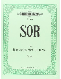 12 Ejercicios para guitarra Op35