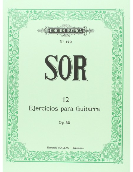 12 Ejercicios para guitarra Op35