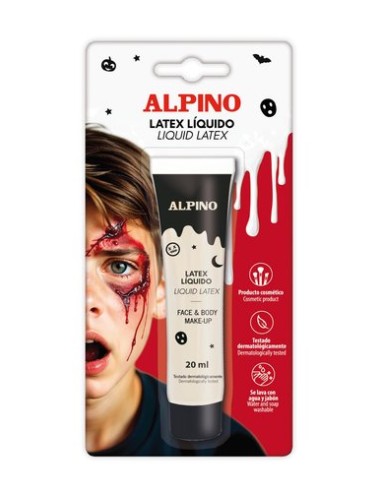 MAQUILL.ALPINO LATEX LIQUIDO 20ml. - Pack de 6 unidades