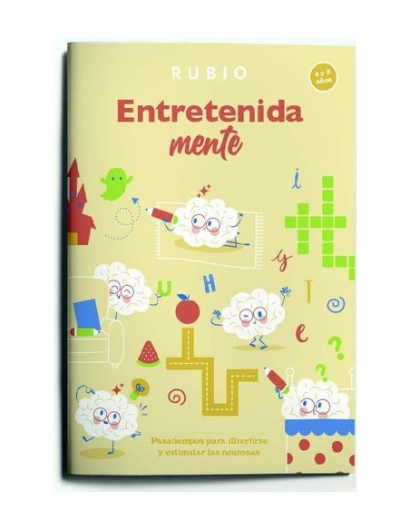 CUADERNO RUBIO ENTRETENIDAMENTE 4-5 AÑOS - Pack de 5 unidades