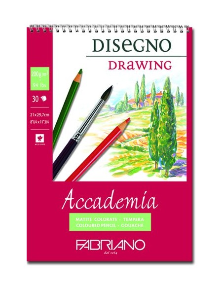 BLOC DIBUJO FABRIANO C/ESP. BLANCO A4 20