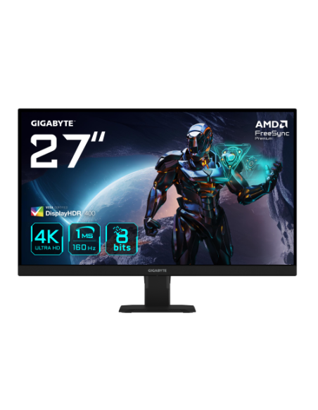 MONITOR GIGABYTE 27 GS27U,IPS,3840X2160,0.155PP,1000:1,1MS,160HZ,2HDMI+1DP