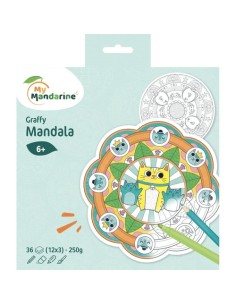 BLOC MANDALA CLAIR. GRAFFY MAND. ANIMALE