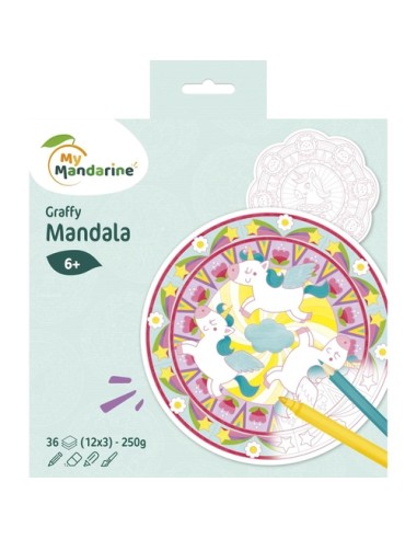 BLOC MANDALA CLAIR. GRAFFY MAND. MAGIA