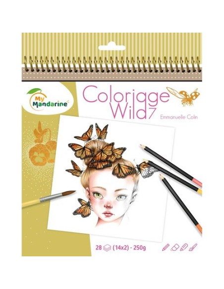 BLOC CLAIR. COLORIAGE WILD 7