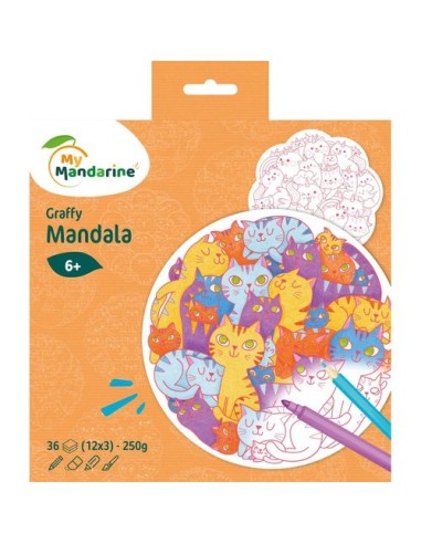 BLOC MANDALA CLAIR. GRAFFY MAND. GATOS