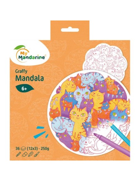 BLOC MANDALA CLAIR. GRAFFY MAND. GATOS