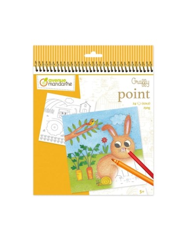 BLOC CLAIR. MANDARINE DIB.PUNT. GRANJA