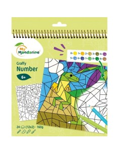 BLOC CLAIR. MANDARINE DIB.NUM. DINOS