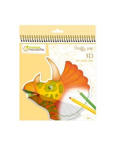 BLOC CLAIR. GRAFFY 3D DINOSAURIOS