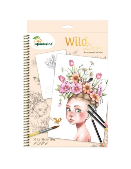 BLOC CLAIR. COLORIAGE WILD